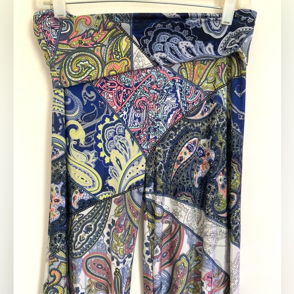 Paisley Patchwork Patterned Pants - Picture 2 of 5